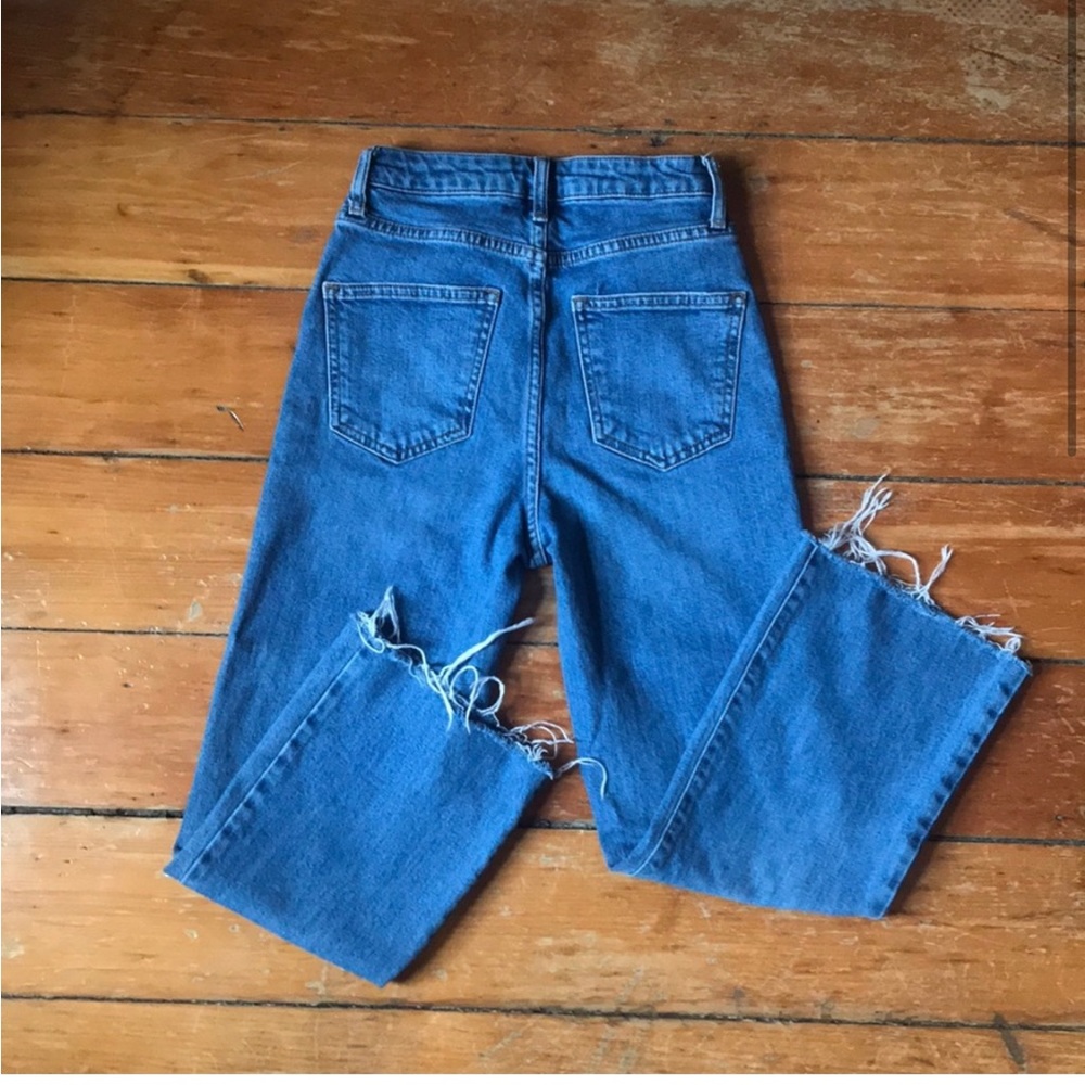 Topshop Moro Dree Cropped Denim